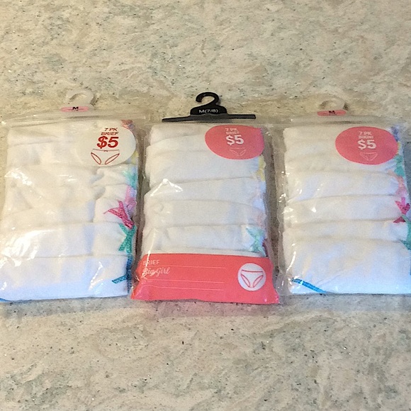 Kmart Accessories Lot Of 7 Pack Girls Underwear Poshmark